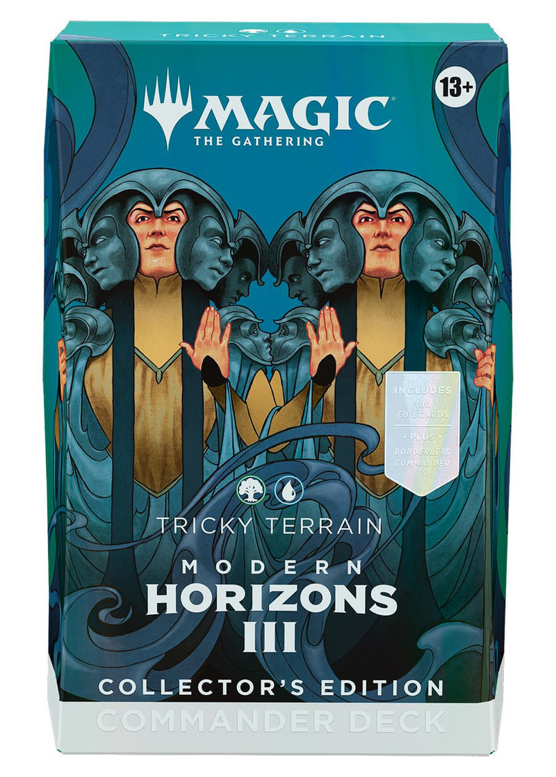 MTG - MODERN HORIZONS 3 - COLLECTOR COMMANDER DECK - TRICKY TERRAIN  (Available June 7th)