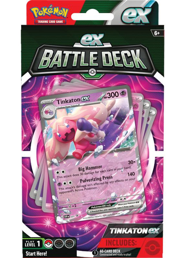 Pokémon TCG: ex Battle Deck - Tinkaton  ex - Destination Retro
