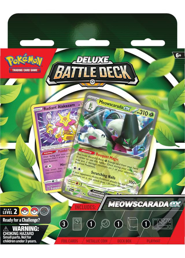 Pokémon TCG: Deluxe Battle Deck - Meowscarada ex (Available September 2023) - Destination Retro