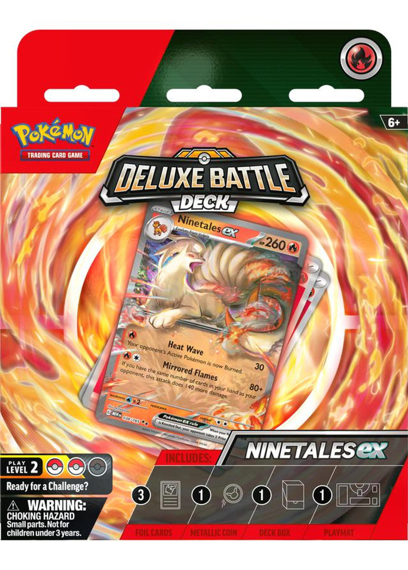 Pokémon TCG: Deluxe Battle Deck - Ninetales ex (Available March 22) - Destination Retro