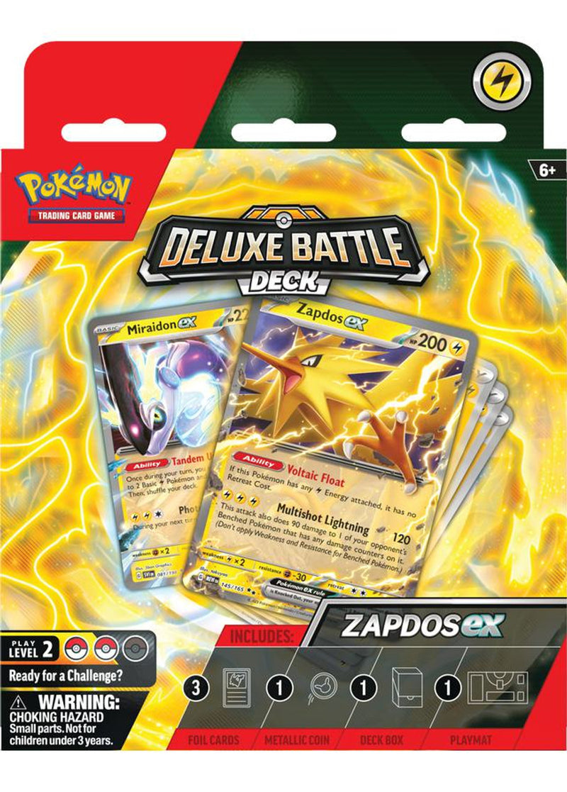 Pokémon TCG: Deluxe Battle Deck - Zapdos ex (Available March 22) - Destination Retro