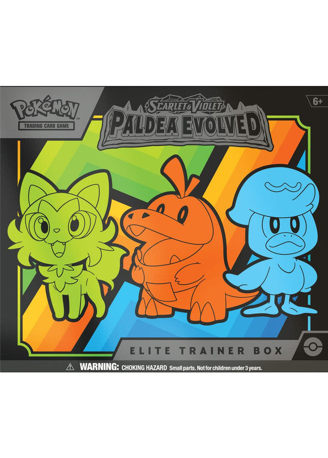 Pokémon TCG: Scarlet & Violet - Paldea Evolved - Elite Trainer Box (Available June 9th) - Destination Retro