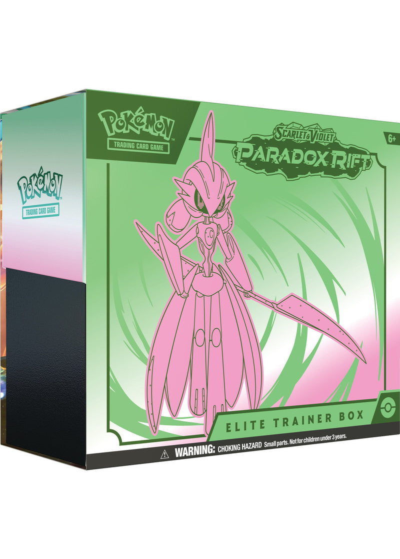 Pokémon TCG: Scarlet & Violet - Paradox Rift - Elite Trainer Box  - Iron Valiant (Available November 3rd) - Destination Retro
