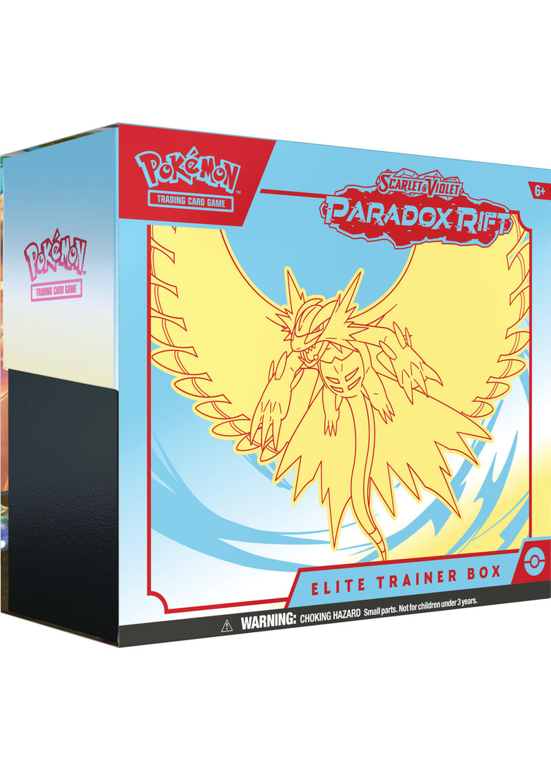 Pokémon TCG: Scarlet & Violet - Paradox Rift - Elite Trainer Box  - Roaring Moon (Available November 3rd) - Destination Retro