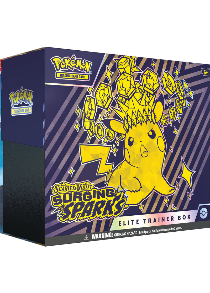 Pokémon TCG: Scarlet & Violet - Surging Sparks - Elite Trainer Box (Available November 8)