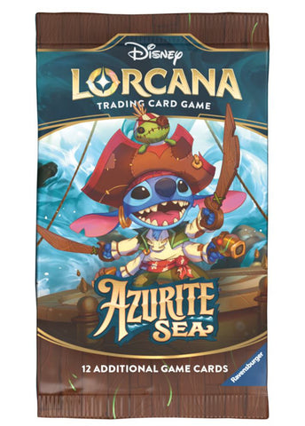 Disney Lorcana: Azurite Sea - Booster Pack - Destination Retro