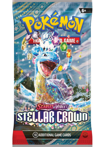 Pokémon TCG: Scarlet & Violet - Stellar Crown - Booster Pack (Available September 13th) - Destination Retro