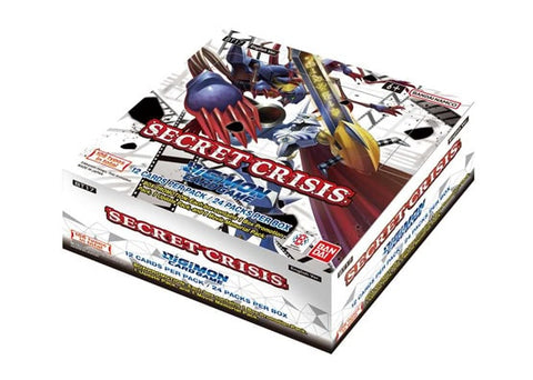 DIGIMON CARD GAME - SECRET CRISIS BOOSTER BOX  (Available August 9) - Destination Retro