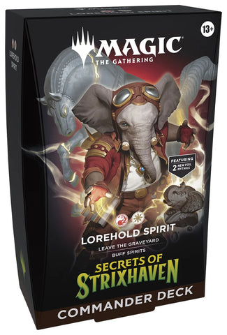 MTG - Secrets of Strixhaven -  Commander Deck - Lorehold Spirit (Available April 17th) - Destination Retro