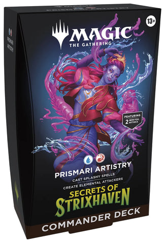 MTG - Secrets of Strixhaven -  Commander Deck - Prismari Artistry (Available April 17th) - Destination Retro