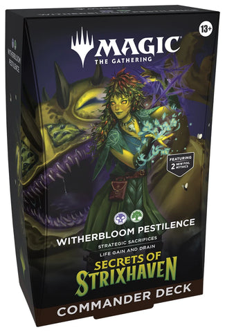 MTG - Secrets of Strixhaven -  Commander Deck - Witherbloom Pestilience (Available April 17th) - Destination Retro