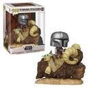 The Mandalorian & The Child on Bantha (Star Wars: Mandalorian) - Destination Retro