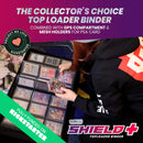 EVORETRO SHIELD+ TOP LOADER BINDER - BLACK/RED - 216 CARDS (PRE-ORDER) (ETA July/August) - Destination Retro