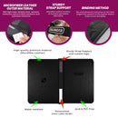 EVORETRO SHIELD+ TOP LOADER BINDER - BLACK/RED - 216 CARDS (PRE-ORDER) (ETA July/August) - Destination Retro