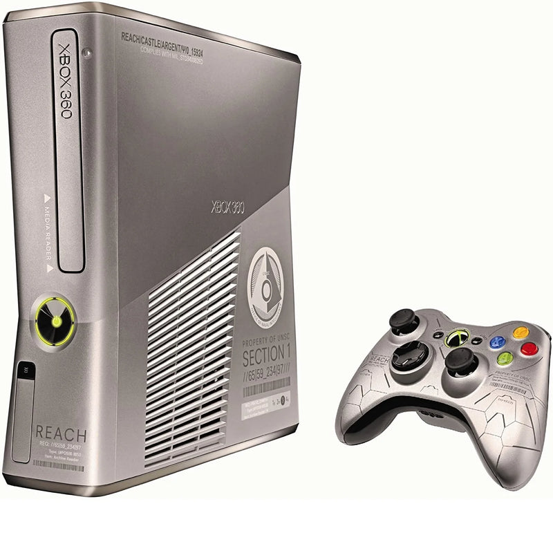 Console - Microsoft - Xbox 360 Slim Console Halo Reach Edition 250 GB - Xbox 360 - Destination Retro