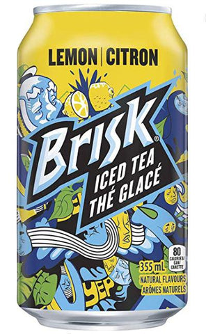 Brisk Iced Tea Soda Can - Destination Retro