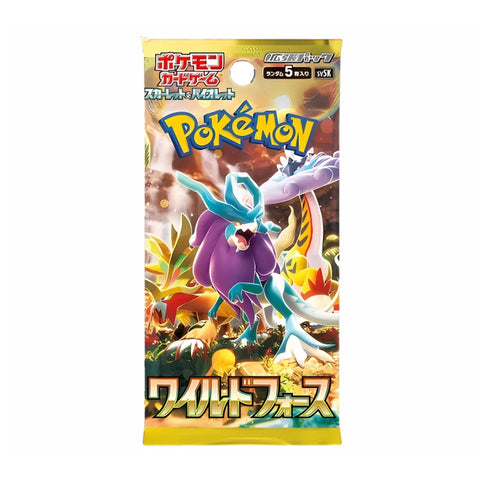 Pokémon Wild Force sv5k Japanese Booster Pack - Destination Retro