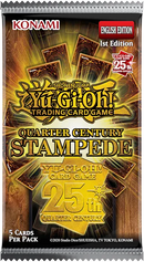 YU-GI-OH! - QUARTER CENTURY STAMPEDE - BOOSTER PACK (1ST EDITION) - Destination Retro