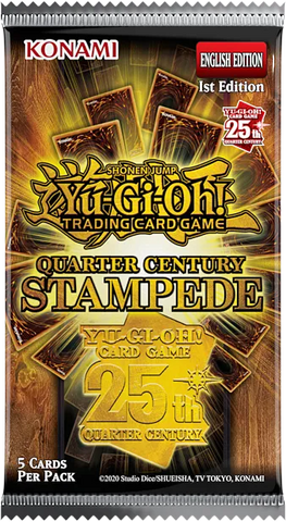 YU-GI-OH! - QUARTER CENTURY STAMPEDE - BOOSTER PACK (1ST EDITION) - Destination Retro
