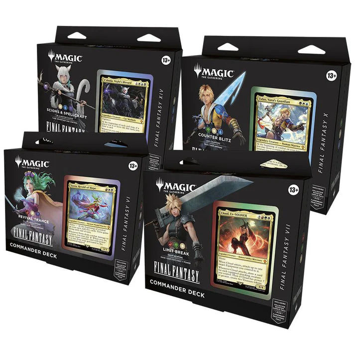 MTG - FINAL FANTASY: Commander - Commander Decks - Set of 4 (Available June 6th)