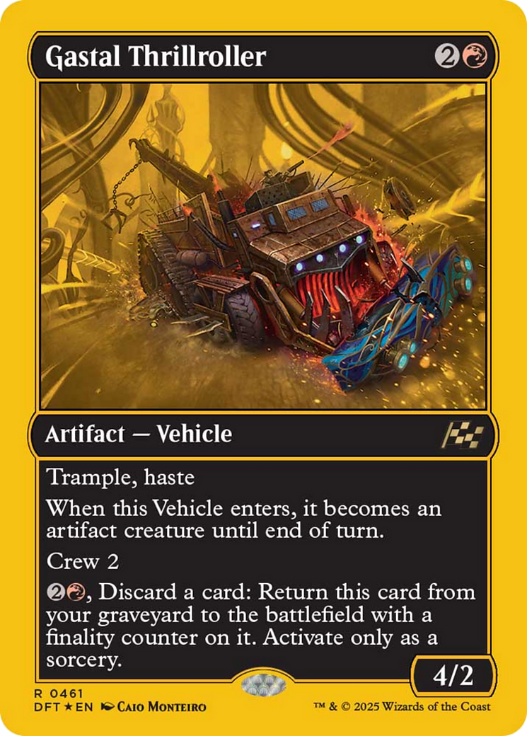 Gastal Thrillroller (First-Place Foil) [Aetherdrift] - Destination Retro