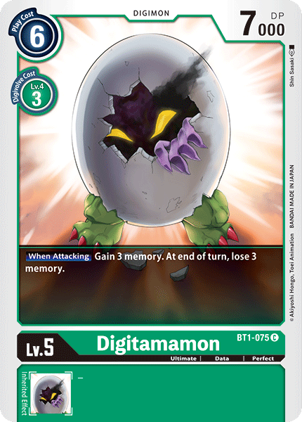 Digitamamon [BT1-075] [Release Special Booster Ver.1.0] - Destination Retro
