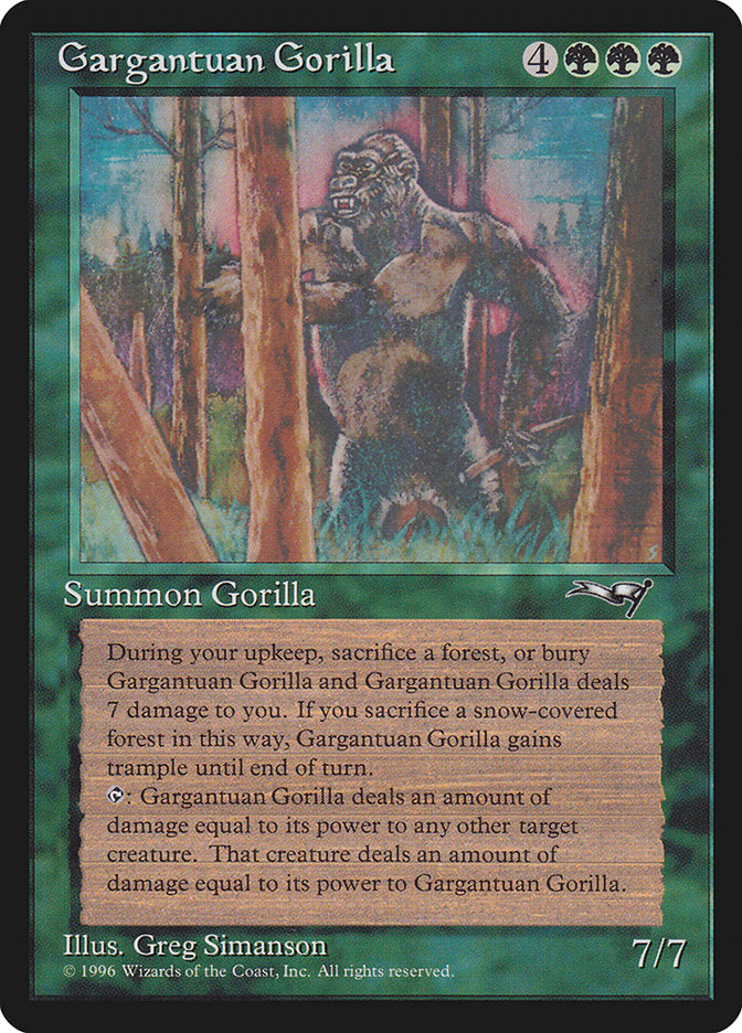 Gargantuan Gorilla [Alliances] - Destination Retro