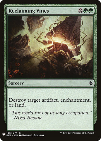 Reclaiming Vines [Mystery Booster] - Destination Retro