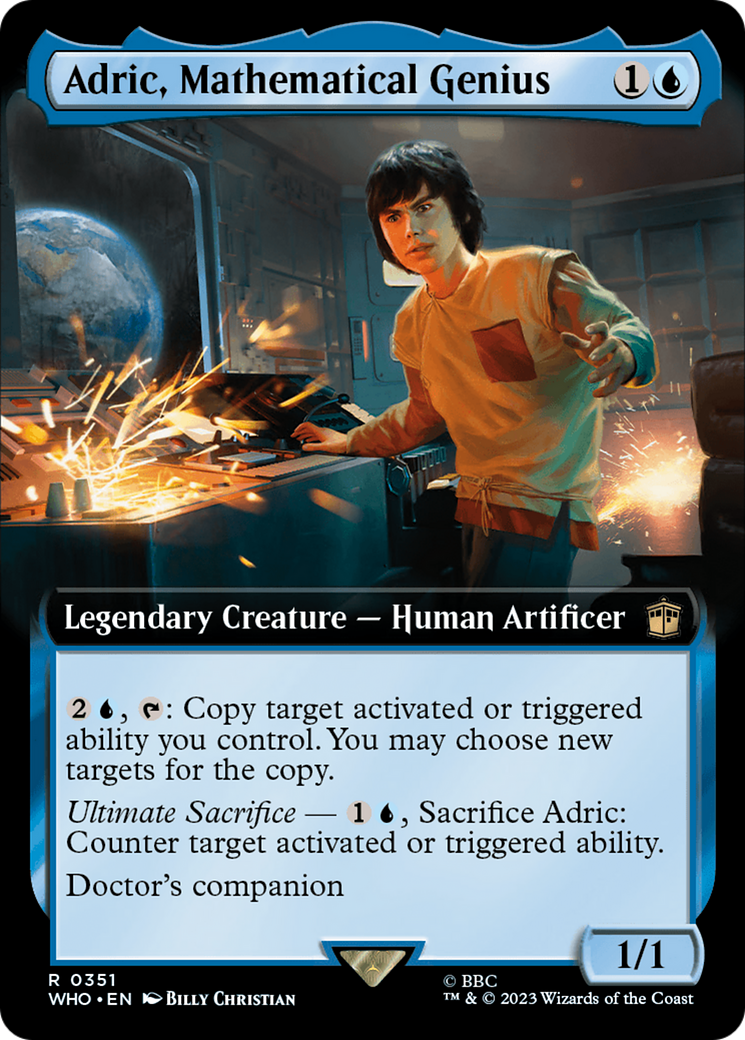 Adric, Mathematical Genius (Extended Art) [Doctor Who] - Destination Retro