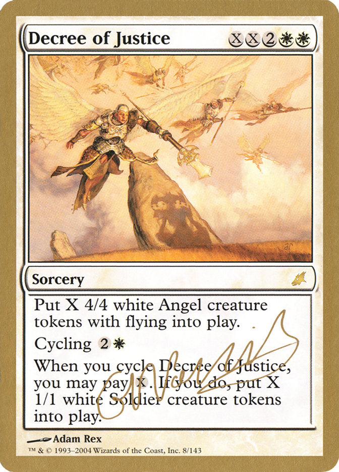 Decree of Justice (Gabriel Nassif) [World Championship Decks 2004] - Destination Retro