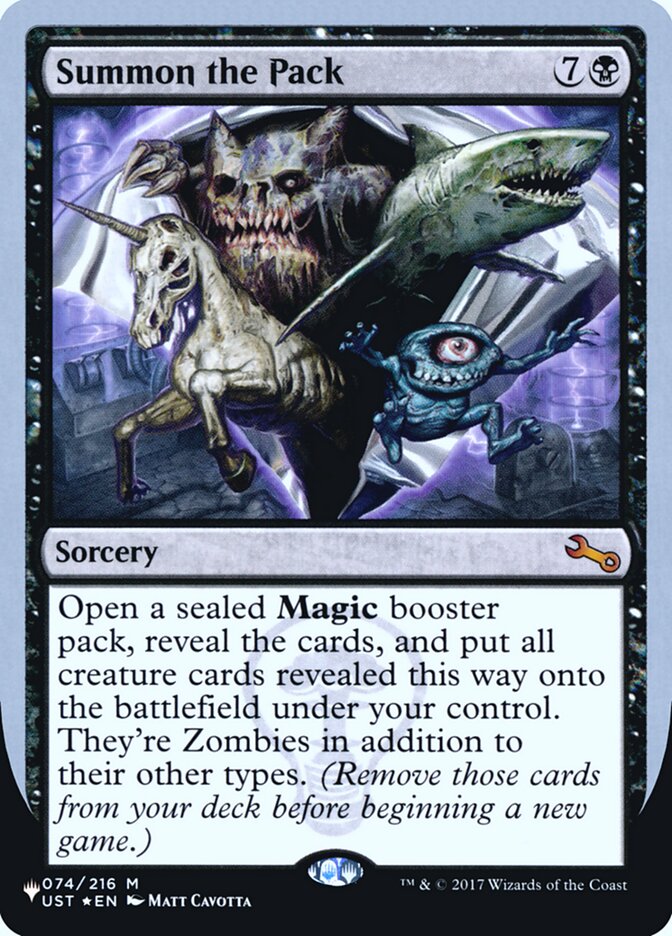 Summon the Pack (Unfinity Foil Edition) [The List] - Destination Retro