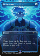 Brainstorm (Borderless) [Secret Lair Showdown] - Destination Retro