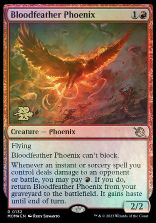 Bloodfeather Phoenix [March of the Machine Prerelease Promos] - Destination Retro
