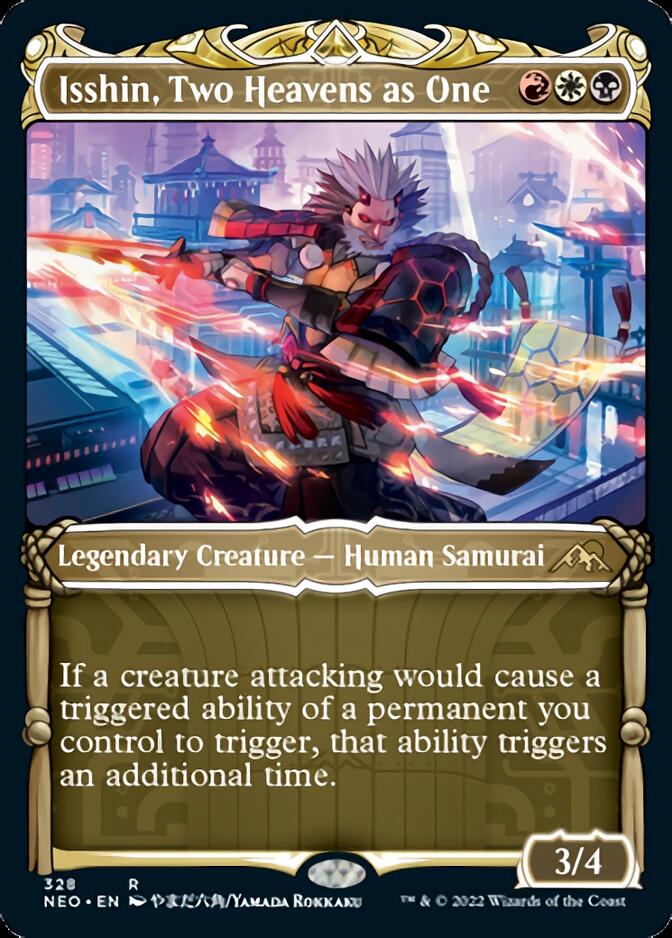 Isshin, Two Heavens as One (Showcase Samurai) [Kamigawa: Neon Dynasty] - Destination Retro