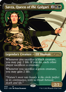 Savra, Queen of the Golgari (Borderless) [Secret Lair Drop Series] - Destination Retro