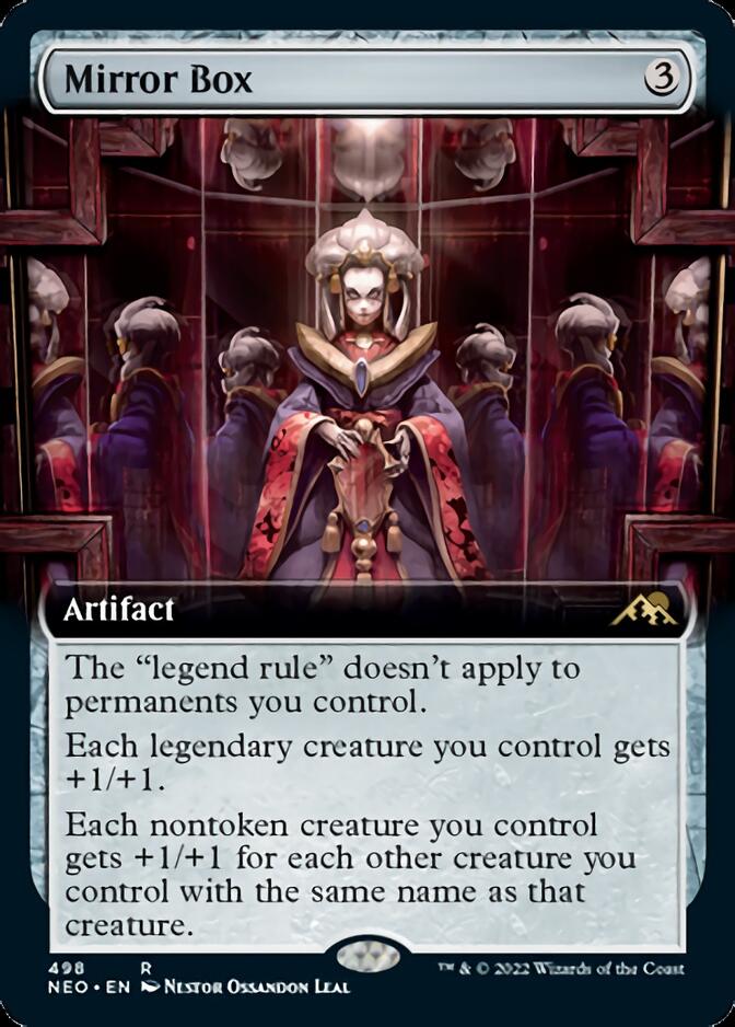 Mirror Box (Extended Art) [Kamigawa: Neon Dynasty] - Destination Retro