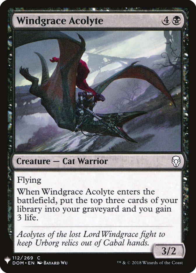 Windgrace Acolyte [Mystery Booster] - Destination Retro