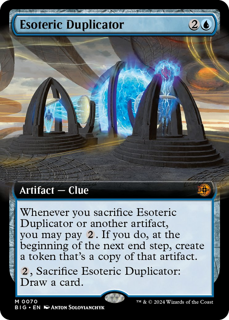 Esoteric Duplicator (Extended Art) [Outlaws of Thunder Junction: The Big Score] - Destination Retro