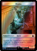 Horse // Food (0057) Double-Sided Token (Surge Foil) [Doctor Who Tokens] - Destination Retro