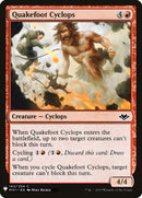 Quakefoot Cyclops [Mystery Booster] - Destination Retro