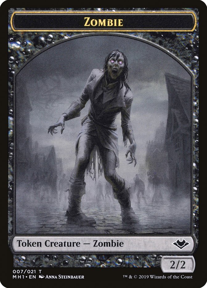 Zombie (007) // Myr (019) Double-Sided Token [Modern Horizons Tokens] - Destination Retro