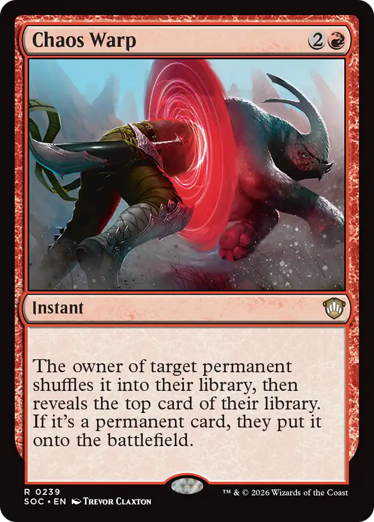 Chaos Warp [Secrets of Strixhaven Commander] - Destination Retro