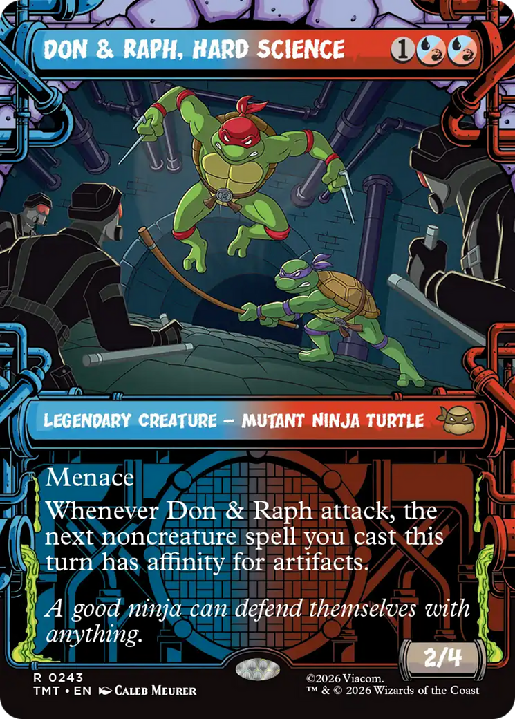 Don & Raph, Hard Science (Showcase) [Teenage Mutant Ninja Turtles] - Destination Retro