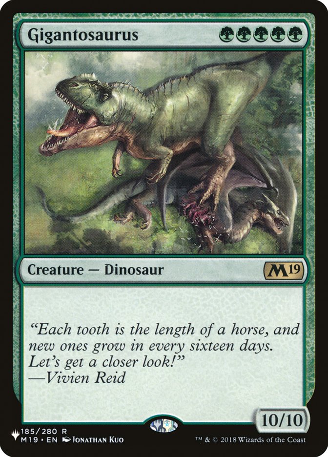 Gigantosaurus [The List] - Destination Retro