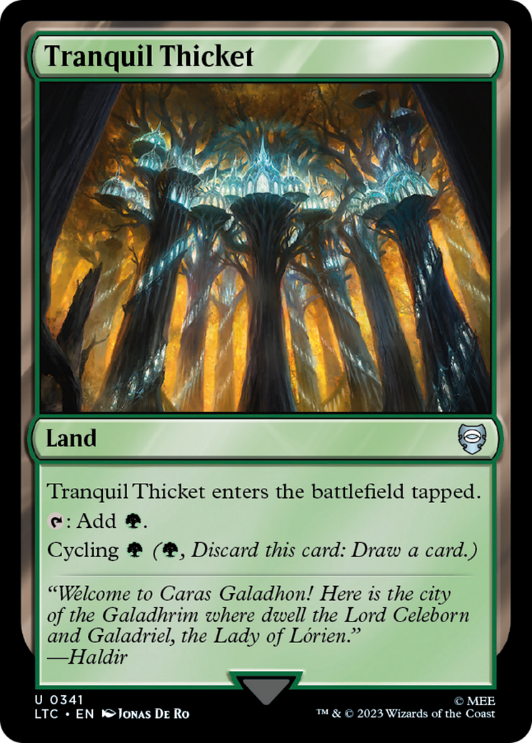 Tranquil Thicket [The Lord of the Rings: Tales of Middle-Earth Commander] - Destination Retro