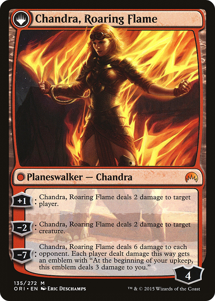 Chandra, Fire of Kaladesh // Chandra, Roaring Flame [Secret Lair: From Cute to Brute] - Destination Retro