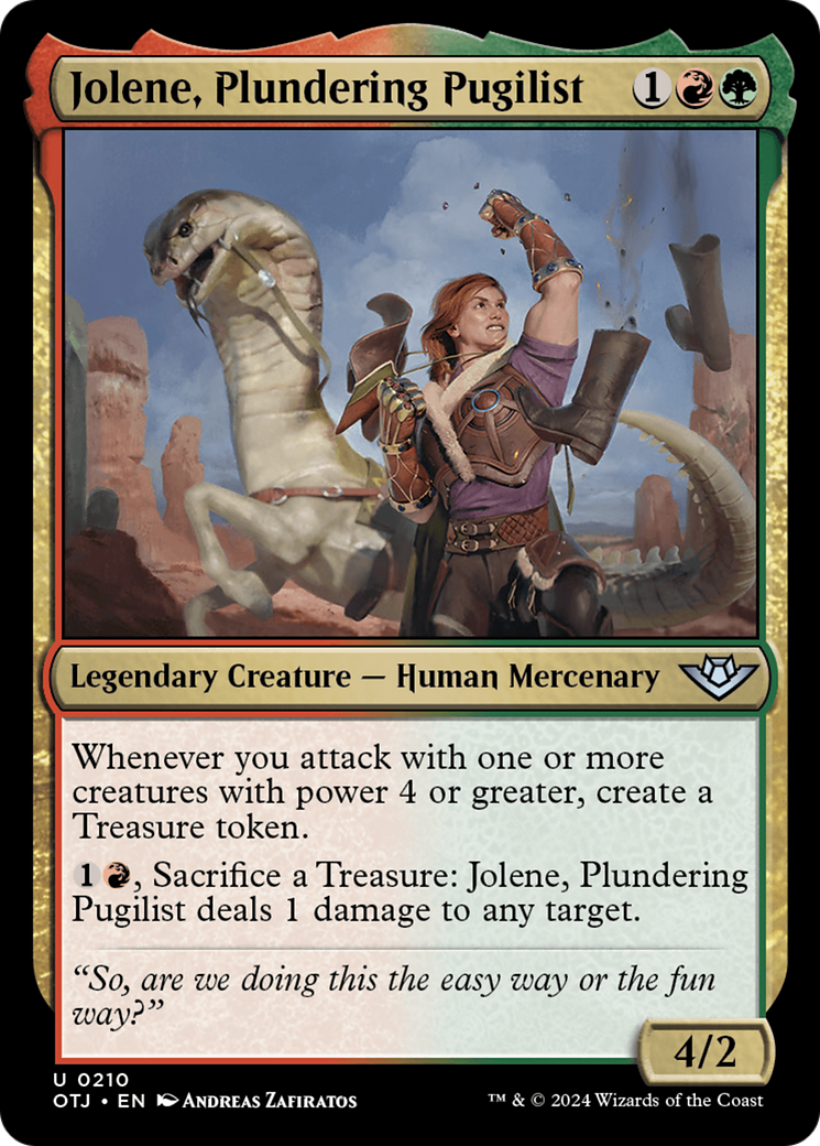 Jolene, Plundering Pugilist [Outlaws of Thunder Junction] - Destination Retro