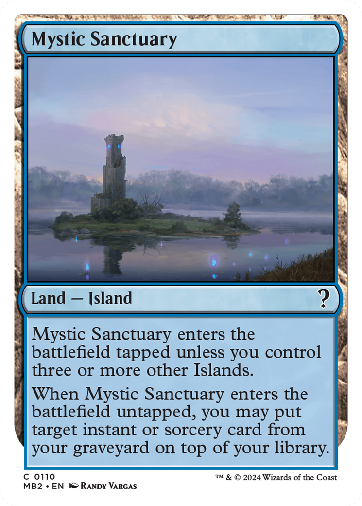 Mystic Sanctuary (White Border) [Mystery Booster 2] - Destination Retro