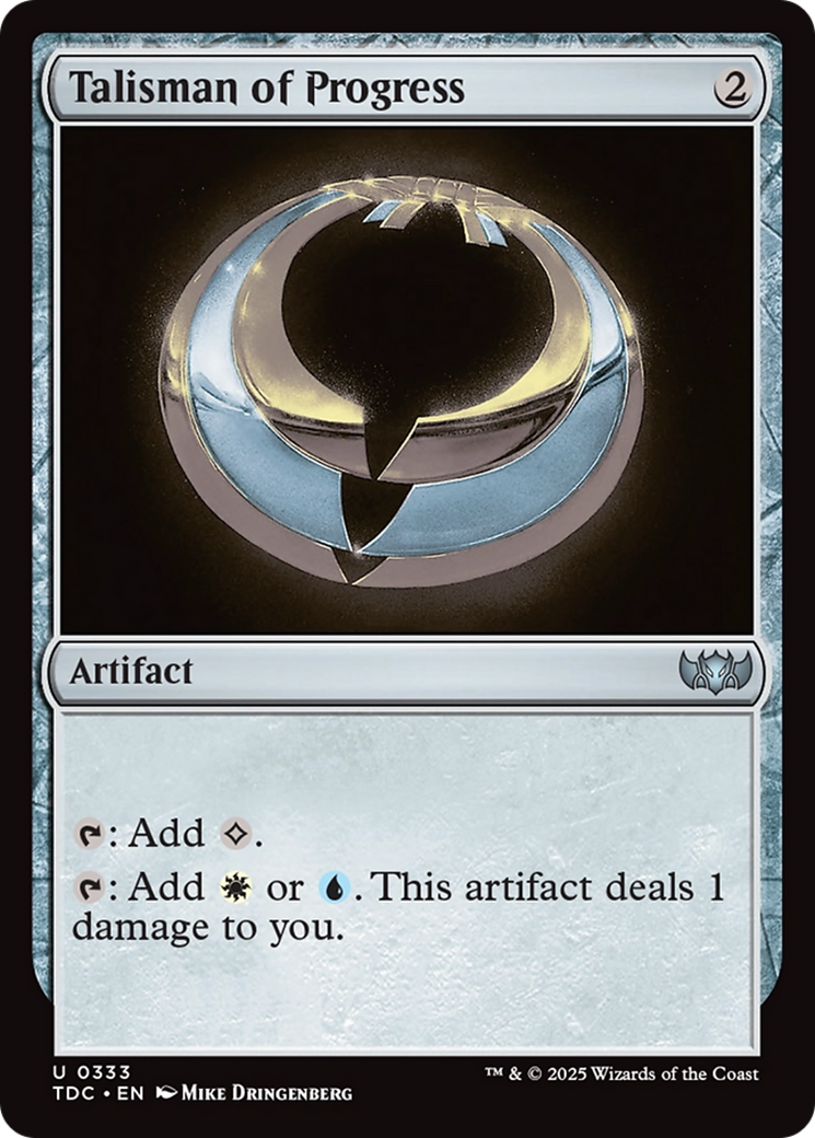Talisman of Progress [Tarkir: Dragonstorm Commander] - Destination Retro