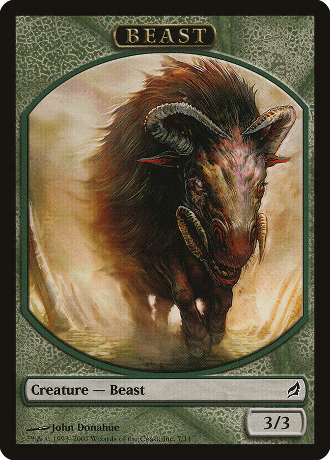 Beast Token [Lorwyn Tokens] - Destination Retro